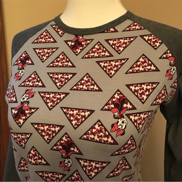 LULAROE ‘Randy’ 3/4 Sleeve Disney Minnie Mouse XXS - Picture 2 of 7